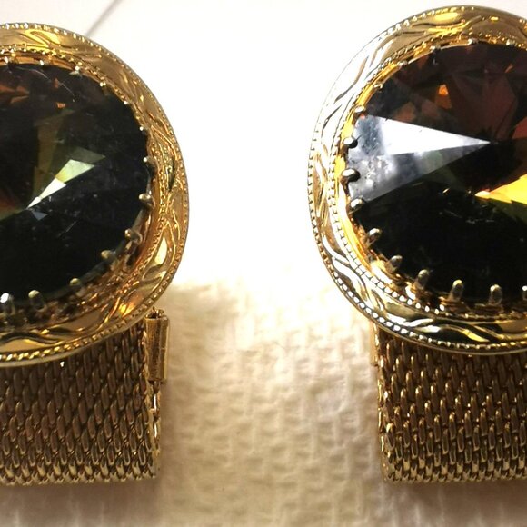 Pair of Cuff Links by Park Avenue in Original Box from the 60s Vintage - Picture 3 of 7